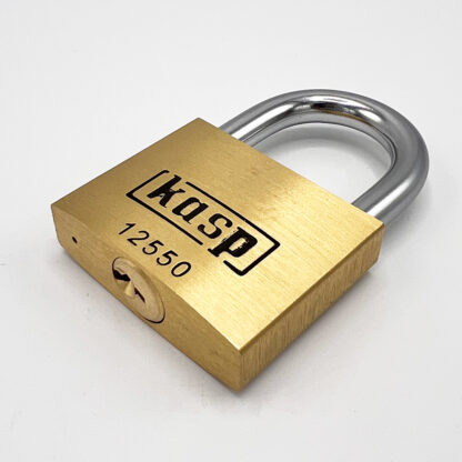 Kasp 125 series 50mm Open Shackle Brass Padlock - Image 3