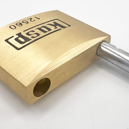Kasp 125 series 60mm Open Shackle Brass padlock - Image 6