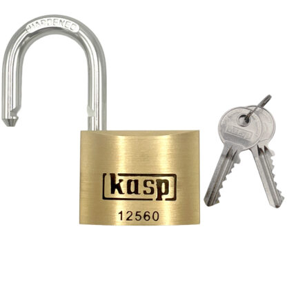 Kasp 125 series 60mm Open Shackle Brass padlock - Image 2