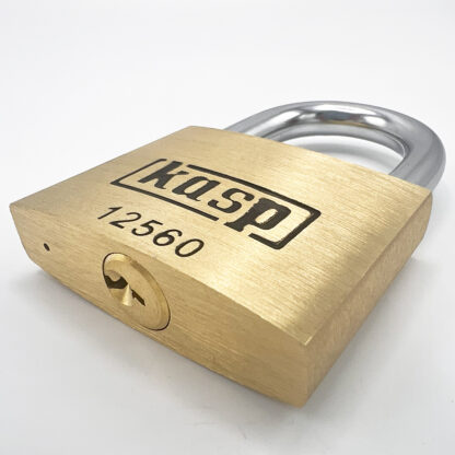 Kasp 125 series 60mm Open Shackle Brass padlock - Image 3