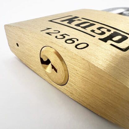 Kasp 125 series 60mm Open Shackle Brass padlock - Image 4