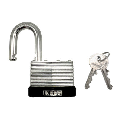Kasp 130 50mm Open Shackle Laminated Steel Padlock - Image 2