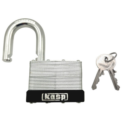 Kasp 130 60mm Open Shackle Laminated Steel Padlock - Image 2