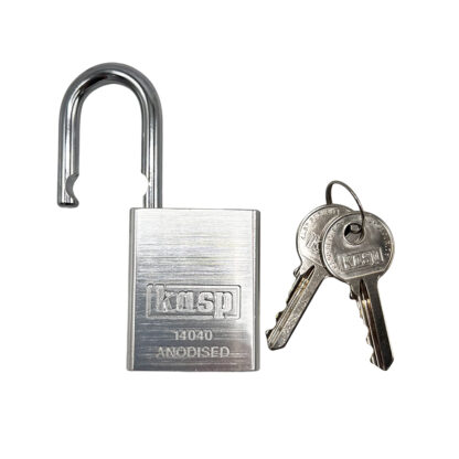 Kasp 140 40mm Open Shackle Solid Aluminium Padlock - Image 2