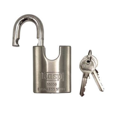 Kasp 150 50mm Closed Shackle Stainless Steel Padlock - Image 2