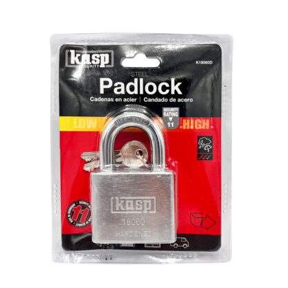 Kasp 180 Series Steel Open Shackle Padlock 60mm - Image 4