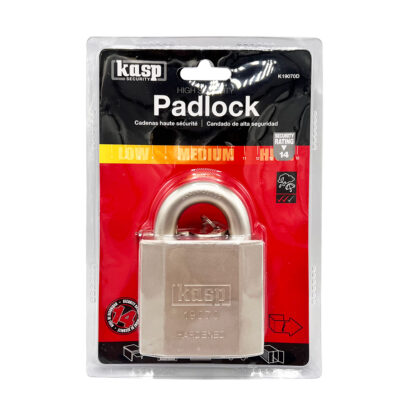 Kasp 190 70mm Open Shackle High Security Padlock - Image 4