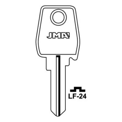 JMA LF-24 Cylinder Key Blank - Image 3