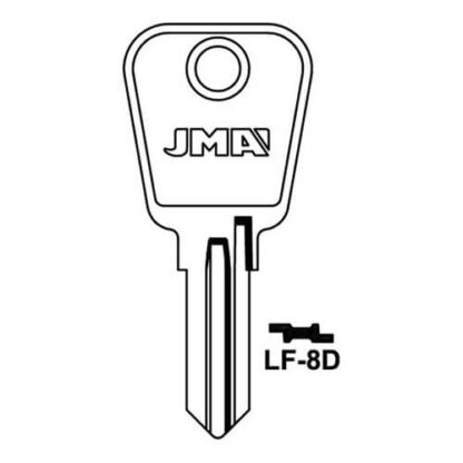 JMA LF-8D Cylinder Key Blank
