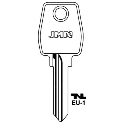 JMA EU-1 Cylinder Key Blank - Image 3