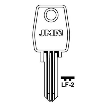 JMA LF-2 Cylinder Key Blank - Image 3