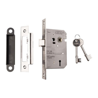 EuroSpec LSE5325NP Contract 3 Lever Sashlock 64mm (LEAD TIME: 2-3 DAYS)