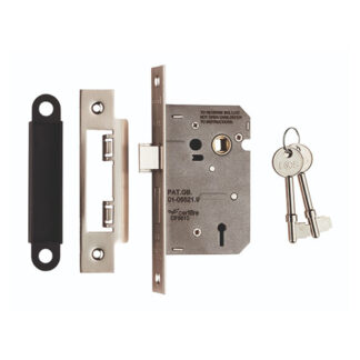EuroSpec LSE5325SN Contract 3 Lever Sashlock 64mm (LEAD TIME: 2-3 DAYS)