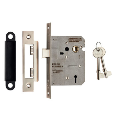EuroSpec LSE5330SN Contract 3 Lever Sashlock 76mm (LEAD TIME: 2-3 DAYS)