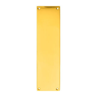 Carlisle Brass M39 Plain Finger Plate (LEAD TIME: 2-3 DAYS)