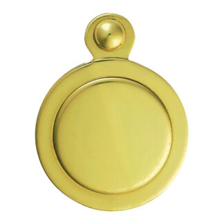 Carlisle Brass M42 Covered Escutcheon Polished Brass (LEAD TIME: 2-3 DAYS)