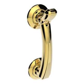Carlisle Brass M43 Door Knocker on Rose (LEAD TIME: 2-3 DAYS)