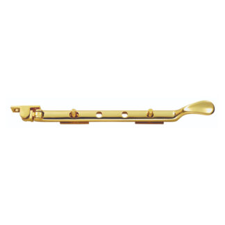 Carlisle Brass M44S Victorian Casement Stay 270mm Polished Brass (LEAD TIME: 2-3 DAYS)