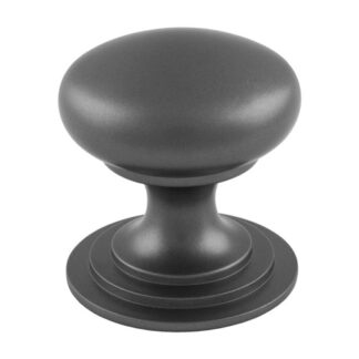 Carlisle Brass M47AANT Victorian Cupboard Knob 25mm Anthracite (LEAD TIME: 2-3 DAYS)