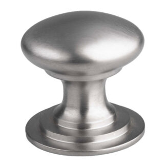 Carlisle Brass M47DSN Victorian Cupboard Knob 42mm Satin Nickel (LEAD TIME: 2-3 DAYS)
