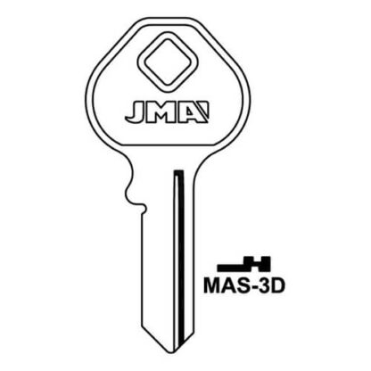 JMA MAS-3D Master 5 Pin Copy Blank - Image 2