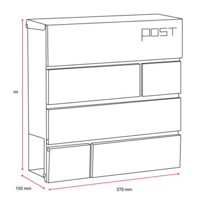 Phoenix MB0120 Series Letter Boxes (LEAD TIME: 2-3 DAYS) - Image 2