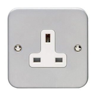 Eurolite MC1USOW Eurolite Utility 1 Gang Unswitched Socket - Grey (LEAD TIME: 2-3 DAYS)