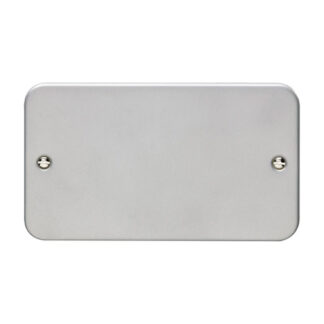 Eurolite MC2B Eurolite Utility Double Blank Plate - Grey (LEAD TIME: 2-3 DAYS)