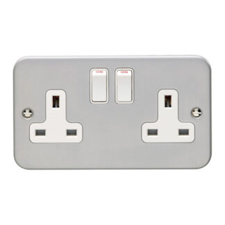 Eurolite MC2SOW Eurolite Utility 2 Gang Socket - Grey (LEAD TIME: 2-3 DAYS)