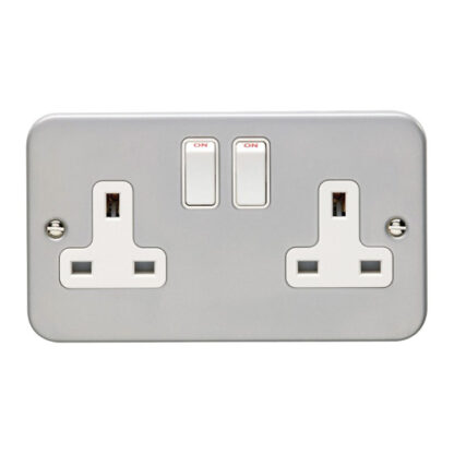 Eurolite MC2SOW Eurolite Utility 2 Gang Socket - Grey (LEAD TIME: 2-3 DAYS)