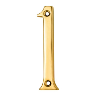 Carlisle Brass N1PVD Numerals (0-9) Number 1 (LEAD TIME: 2-3 DAYS)