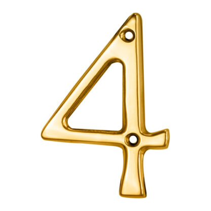 Carlisle Brass N4PVD Numerals (0-9) Number 4 (LEAD TIME: 2-3 DAYS)