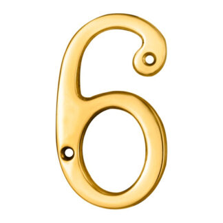 Carlisle Brass N6 Numerals (0-9) Number 6/9 (LEAD TIME: 2-3 DAYS)