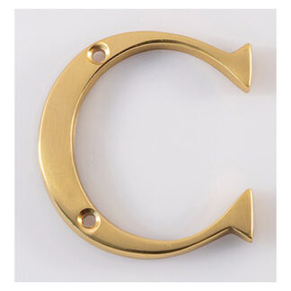 Carlisle Brass NC Letter C (LEAD TIME: 2-3 DAYS)