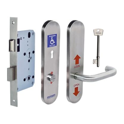 NKS DIN Style Reversible Disabled Bathroom Lockset (Radar Type)