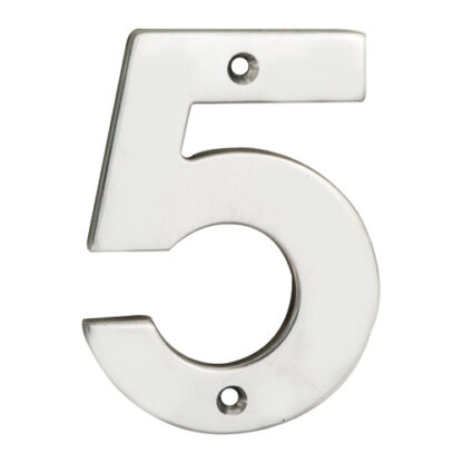 EuroSpec NUM10105BSS Numerals Number 5  (LEAD TIME: 2-3 DAYS)