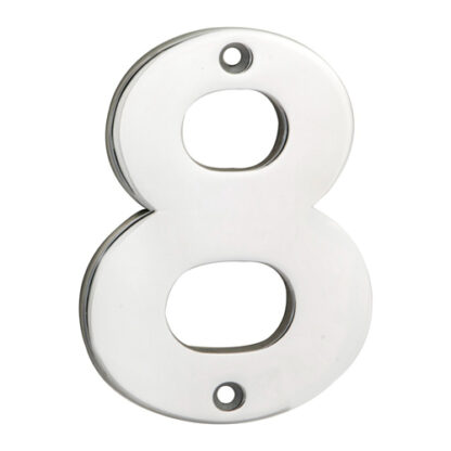 EuroSpec NUM10108BSS Numerals Number 8  (LEAD TIME: 2-3 DAYS)