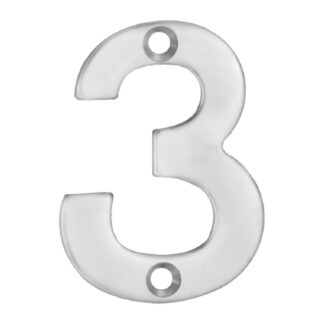 EuroSpec NUM10503SSS Numerals Number 3  (LEAD TIME: 2-3 DAYS)