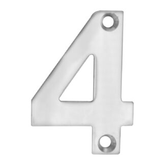EuroSpec NUM10504SSS Numerals Number 4  (LEAD TIME: 2-3 DAYS)