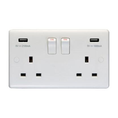 Eurolite PL4620 2 Gang USB Socket (LEAD TIME: 2-3 DAYS)