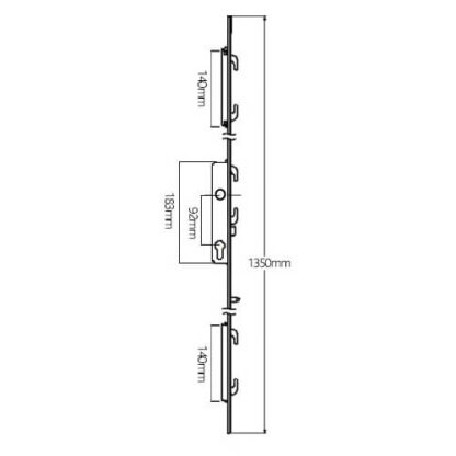 Winlock Stronghold Patio Door Lock - Image 2