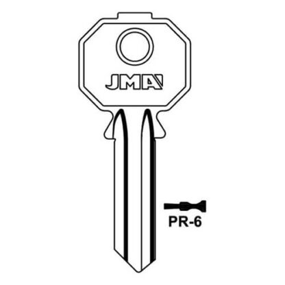 JMA PR-6 Cylinder Key Blank - Image 2