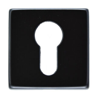 Manital QE001BLK Square Euro Profile Escutcheon (LEAD TIME: 2-3 DAYS)