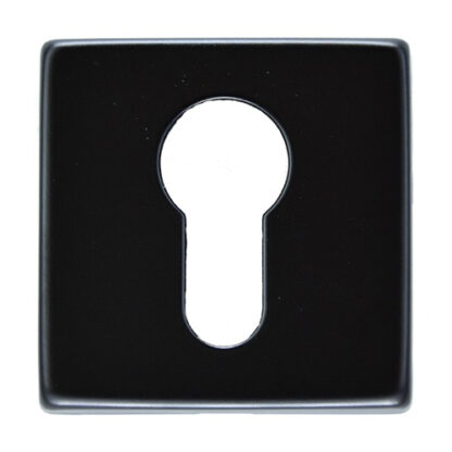 Manital QE001BLK Square Euro Profile Escutcheon (LEAD TIME: 2-3 DAYS)