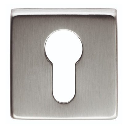 Manital QE001SC Square Euro Profile Escutcheon (LEAD TIME: 2-3 DAYS)