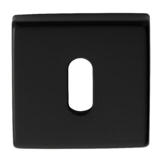 Manital QE003BLK Square Standard Key Escutcheon (LEAD TIME: 2-3 DAYS)