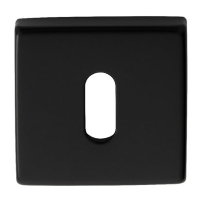 Manital QE003BLK Square Standard Key Escutcheon (LEAD TIME: 2-3 DAYS)