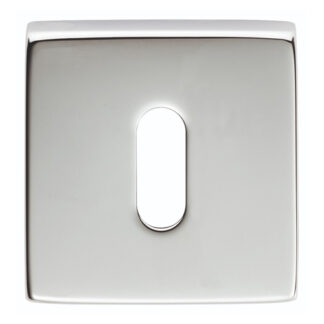 Manital QE003CP Square Standard Key Escutcheon (LEAD TIME: 2-3 DAYS)