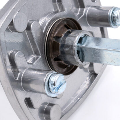 Marley Garage Door T Handle - 2 Lug - Rear Fix - 50mm Centres - Image 3
