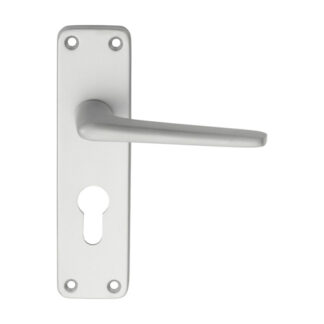 EuroSpec SAA21Y Aluminium Lever on Euro Lock Backplate (LEAD TIME: 2-3 DAYS)
